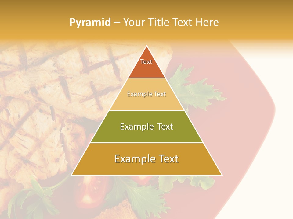 Diet Salad Fish PowerPoint Template