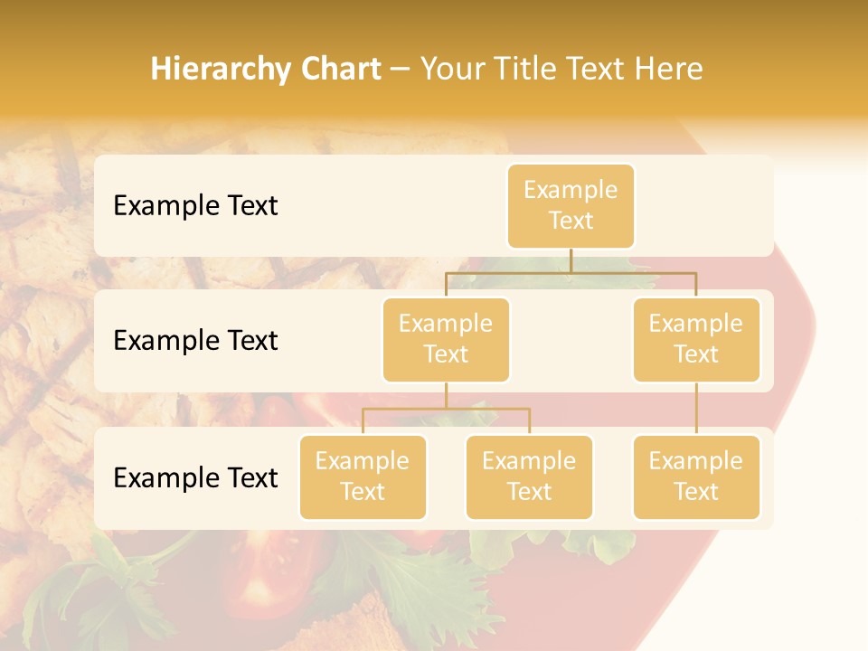 Diet Salad Fish PowerPoint Template