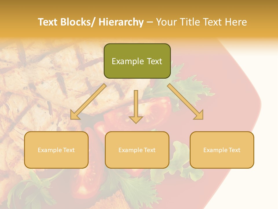 Diet Salad Fish PowerPoint Template