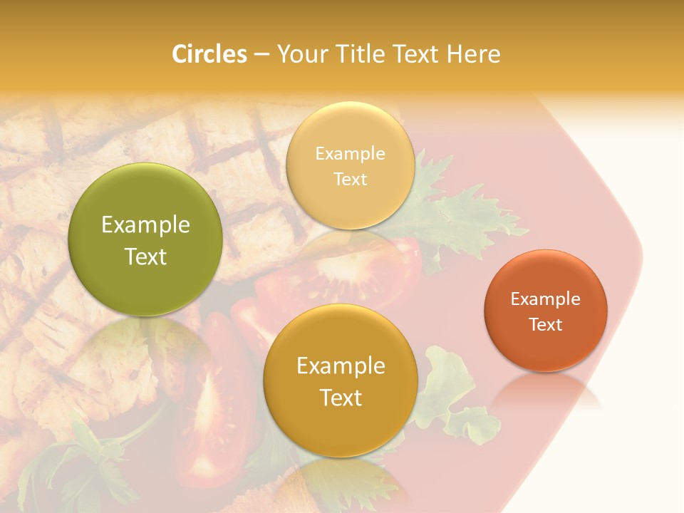 Diet Salad Fish PowerPoint Template