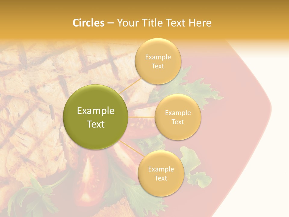 Diet Salad Fish PowerPoint Template