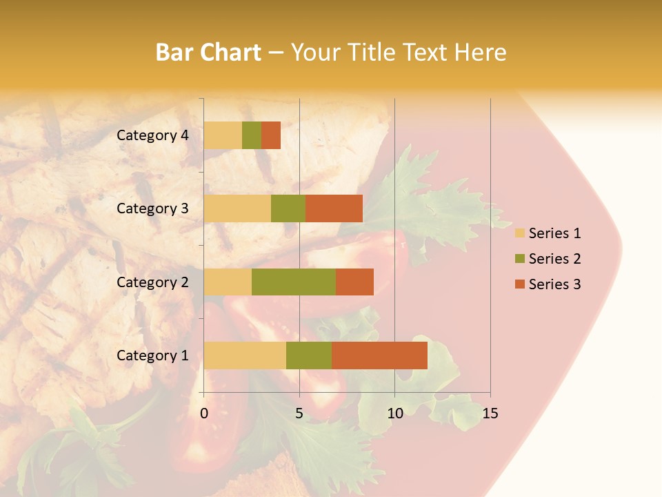 Diet Salad Fish PowerPoint Template