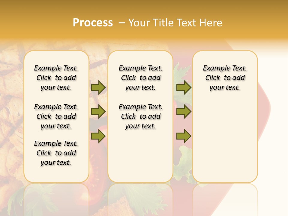 Diet Salad Fish PowerPoint Template