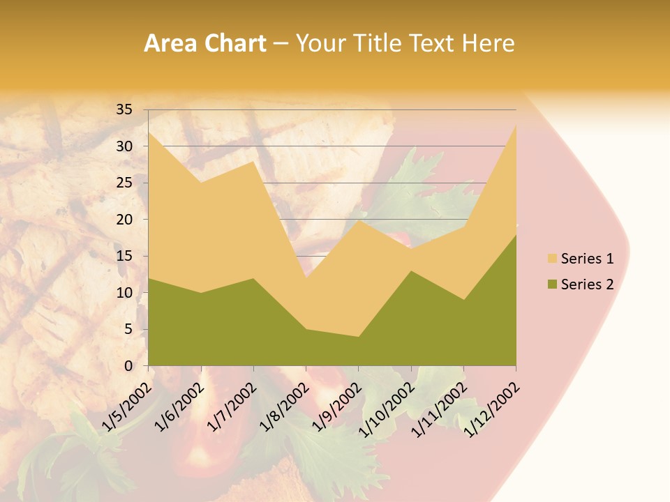 Diet Salad Fish PowerPoint Template