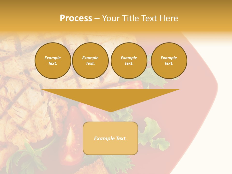 Diet Salad Fish PowerPoint Template