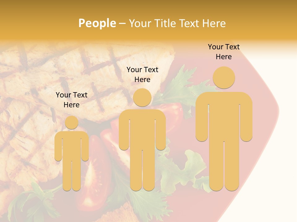 Diet Salad Fish PowerPoint Template