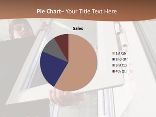 Young Construction Standing PowerPoint Template