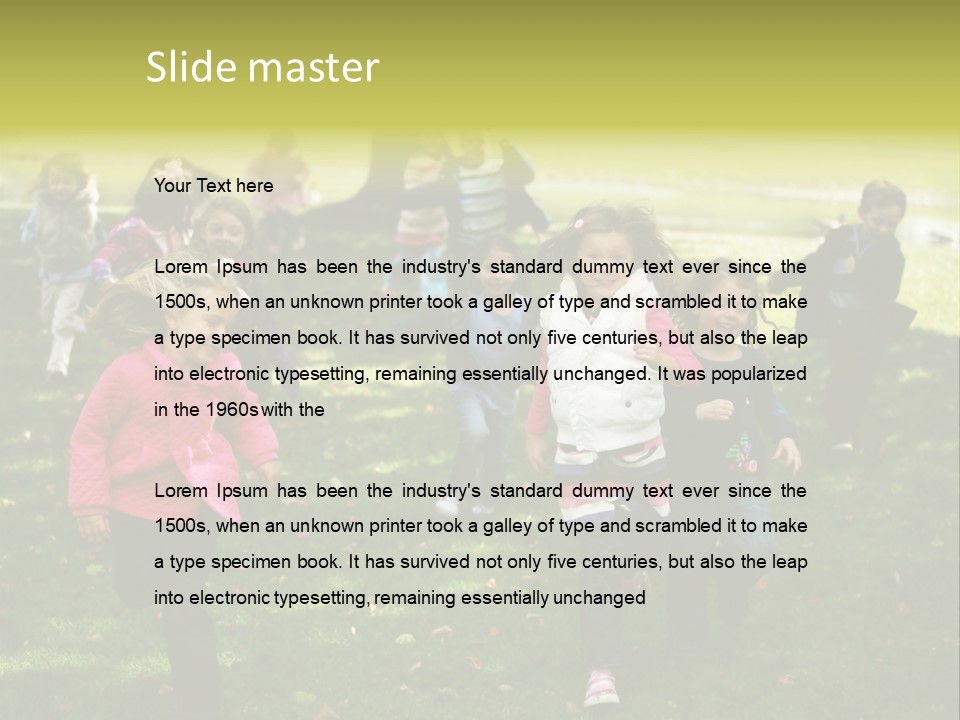 Autumn Happy Color PowerPoint Template