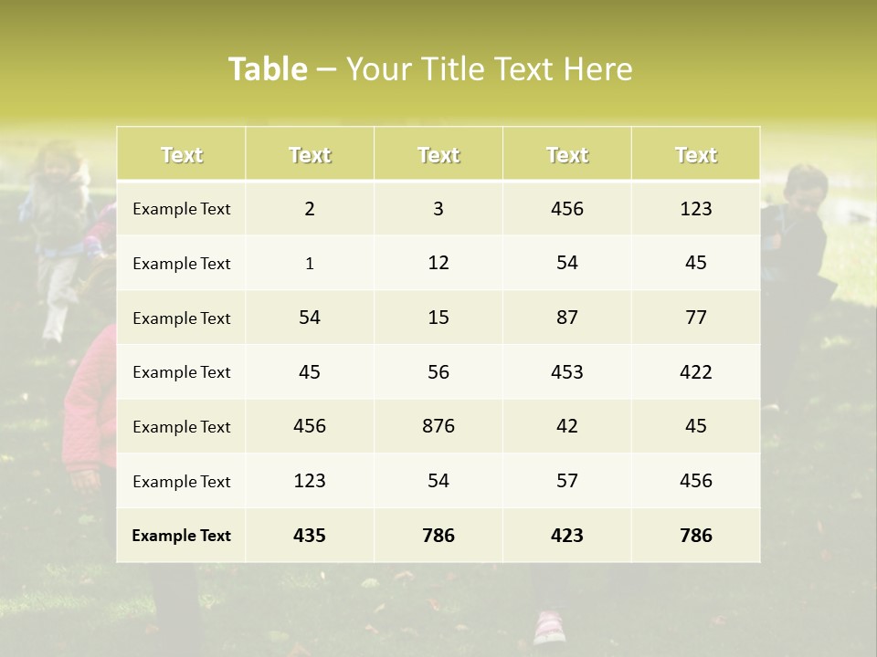 Autumn Happy Color PowerPoint Template