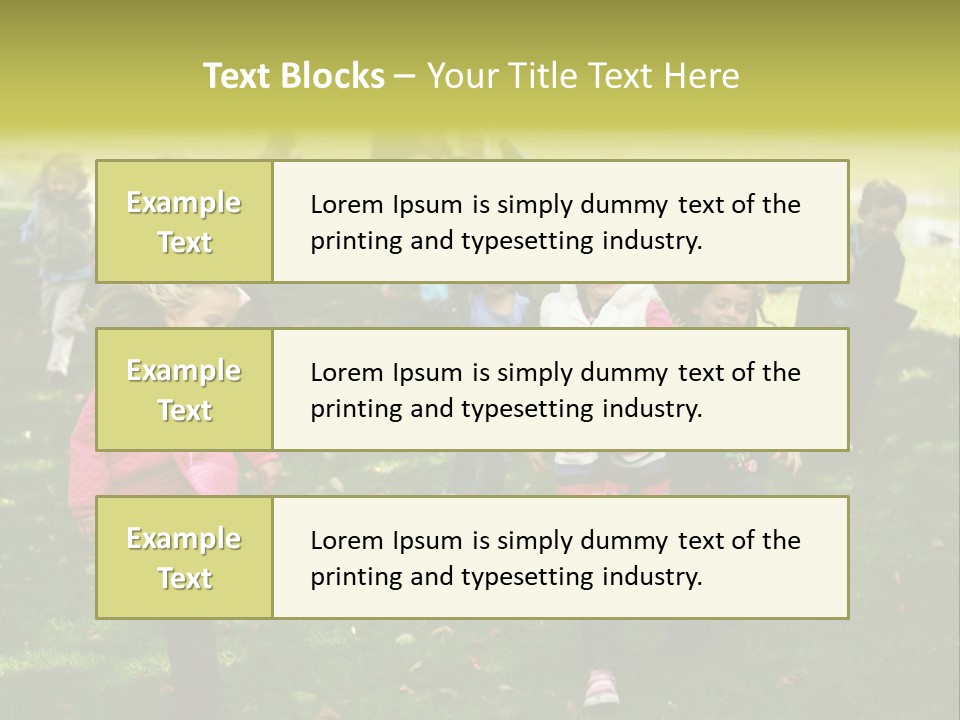 Autumn Happy Color PowerPoint Template