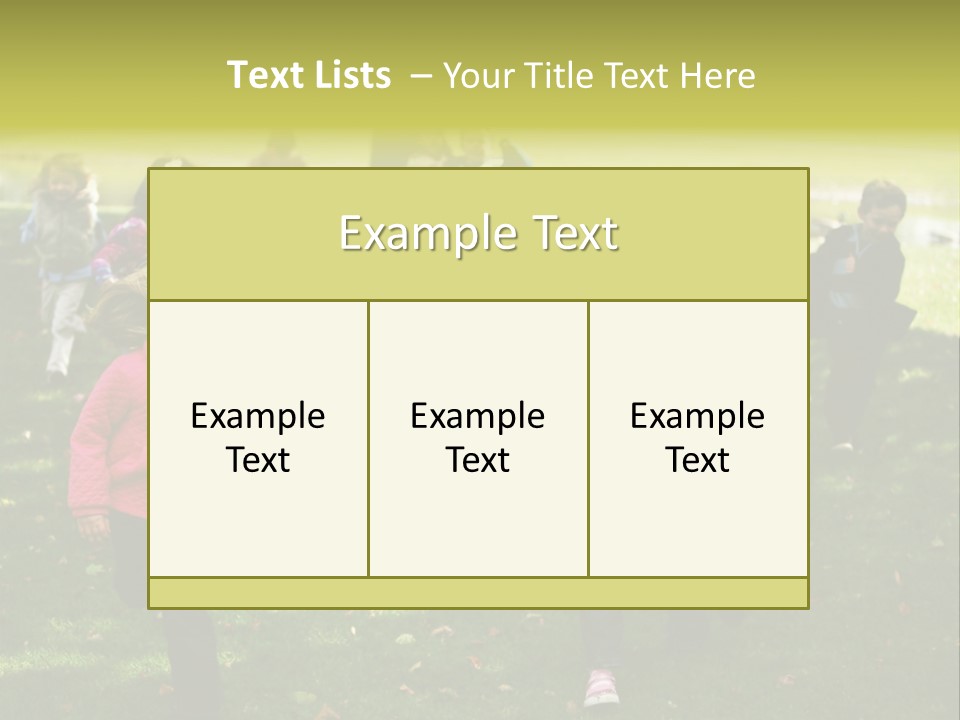 Autumn Happy Color PowerPoint Template