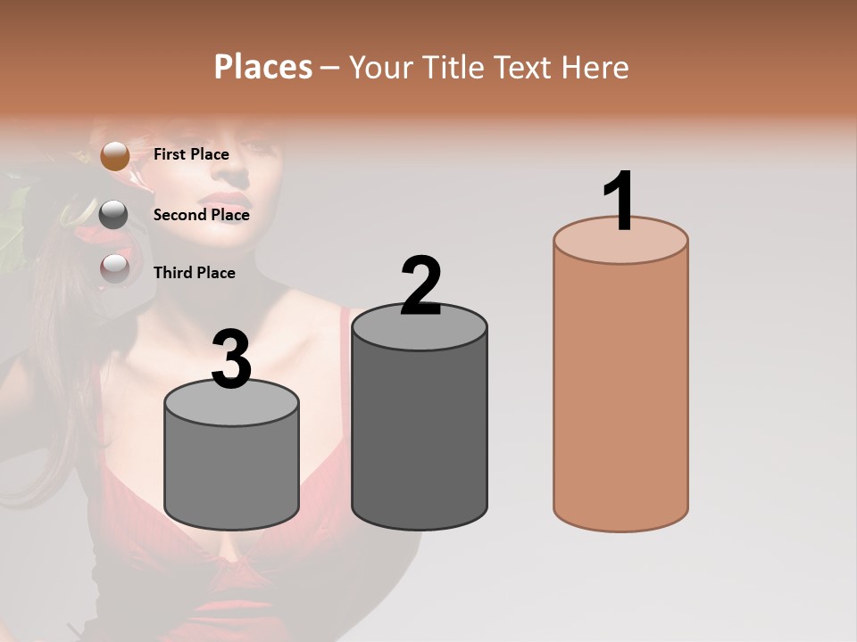 Pretty Passion Head PowerPoint Template