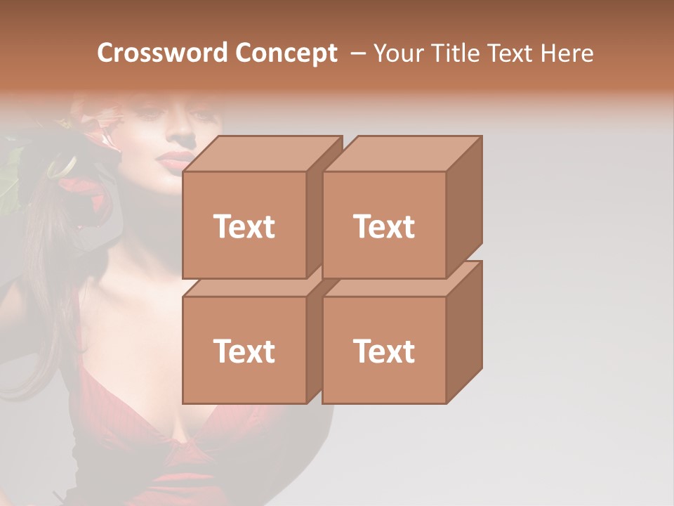 Pretty Passion Head PowerPoint Template