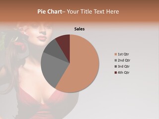 Pretty Passion Head PowerPoint Template