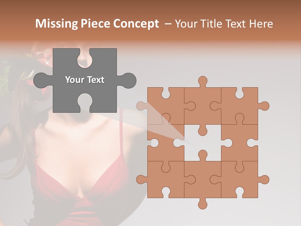 Pretty Passion Head PowerPoint Template