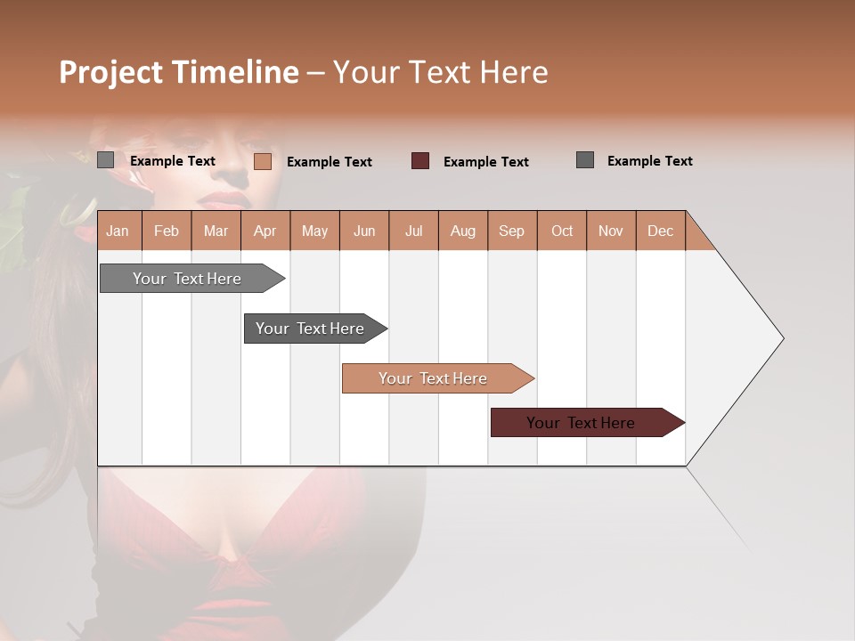 Pretty Passion Head PowerPoint Template