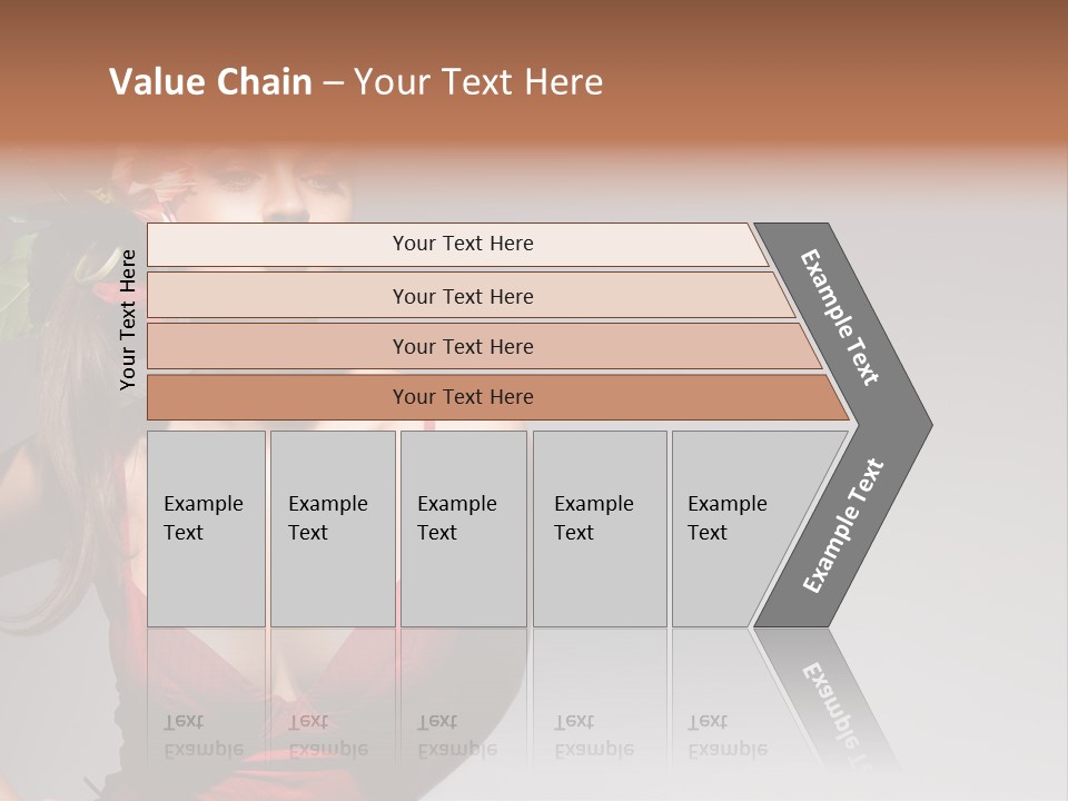 Pretty Passion Head PowerPoint Template