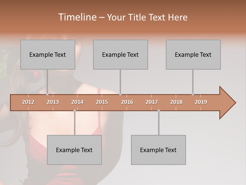 Pretty Passion Head PowerPoint Template