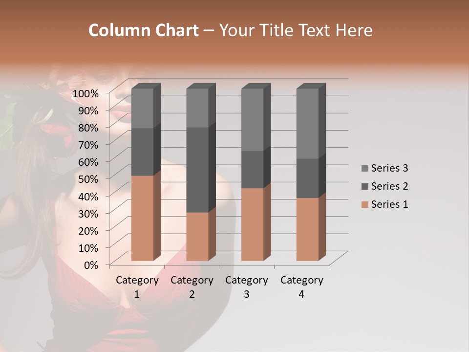 Pretty Passion Head PowerPoint Template