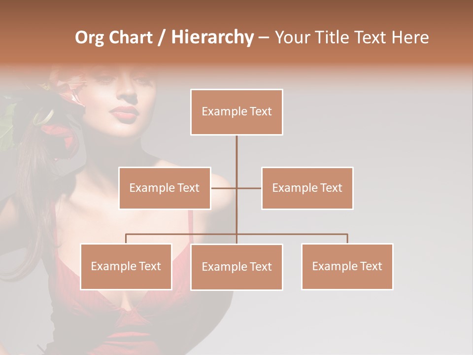 Pretty Passion Head PowerPoint Template