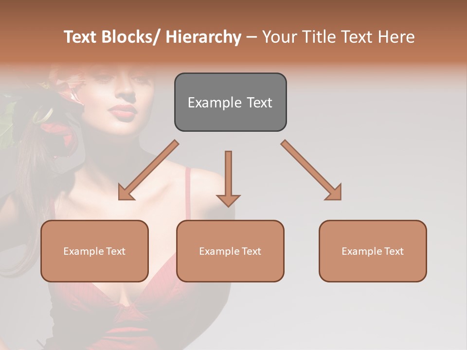 Pretty Passion Head PowerPoint Template