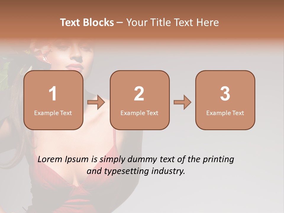 Pretty Passion Head PowerPoint Template