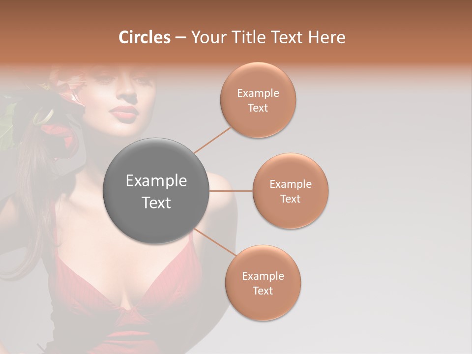 Pretty Passion Head PowerPoint Template