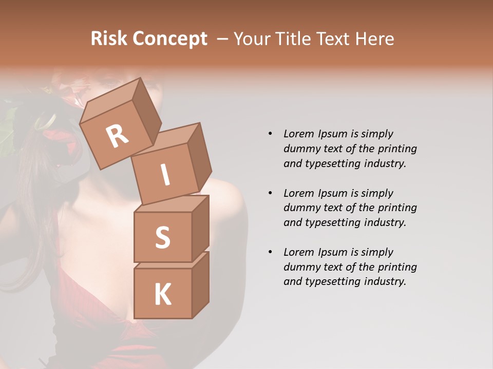 Pretty Passion Head PowerPoint Template