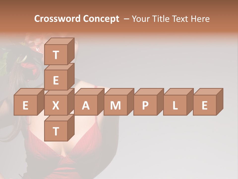 Pretty Passion Head PowerPoint Template