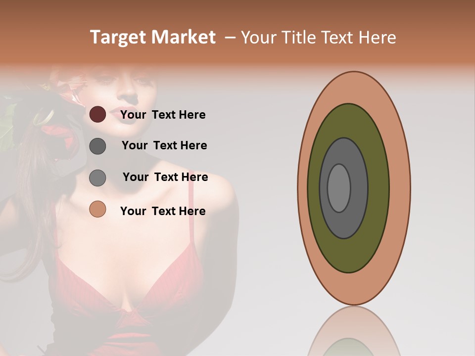 Pretty Passion Head PowerPoint Template