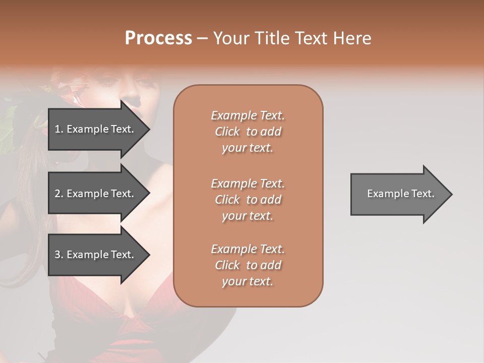 Pretty Passion Head PowerPoint Template