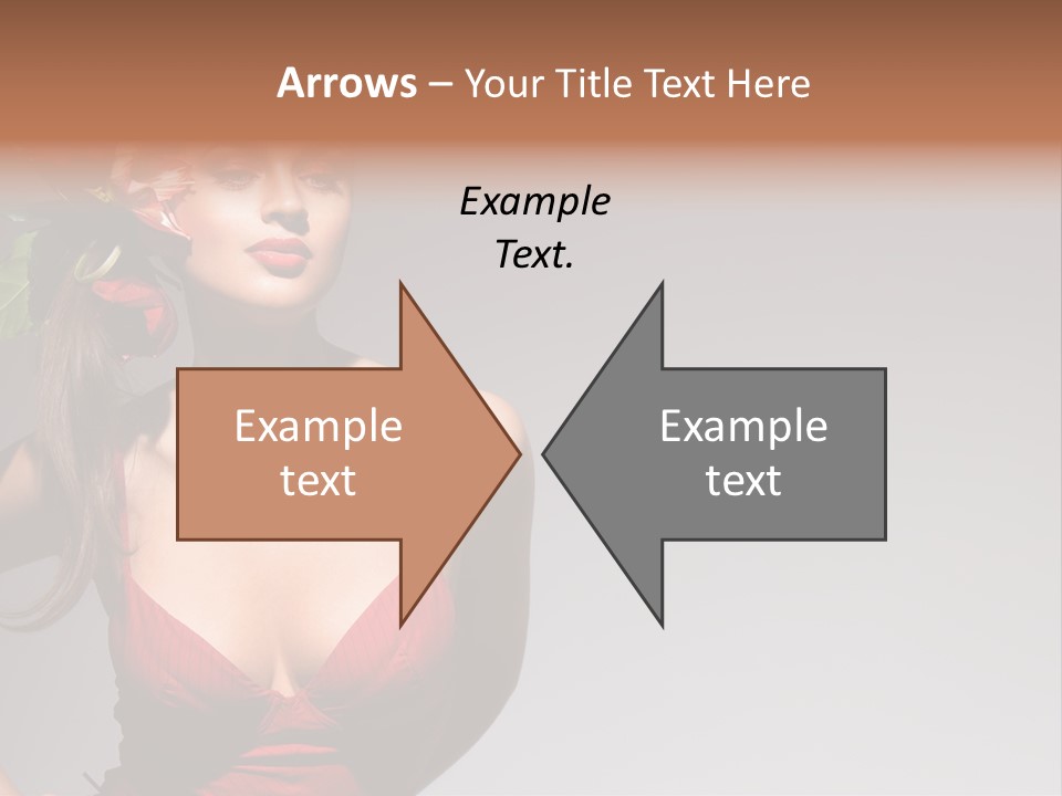 Pretty Passion Head PowerPoint Template