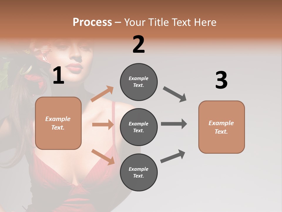 Pretty Passion Head PowerPoint Template