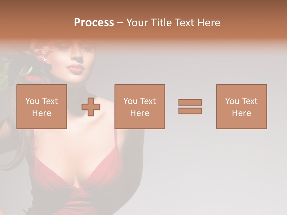 Pretty Passion Head PowerPoint Template