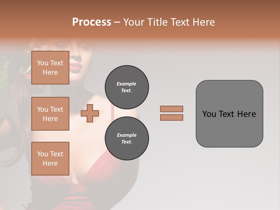 Pretty Passion Head PowerPoint Template