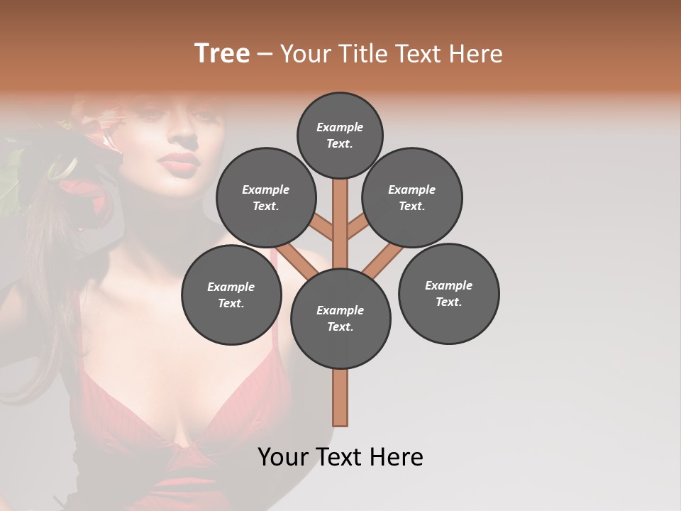 Pretty Passion Head PowerPoint Template