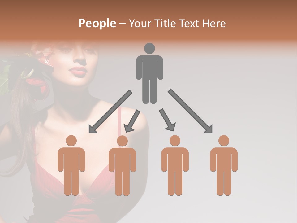 Pretty Passion Head PowerPoint Template