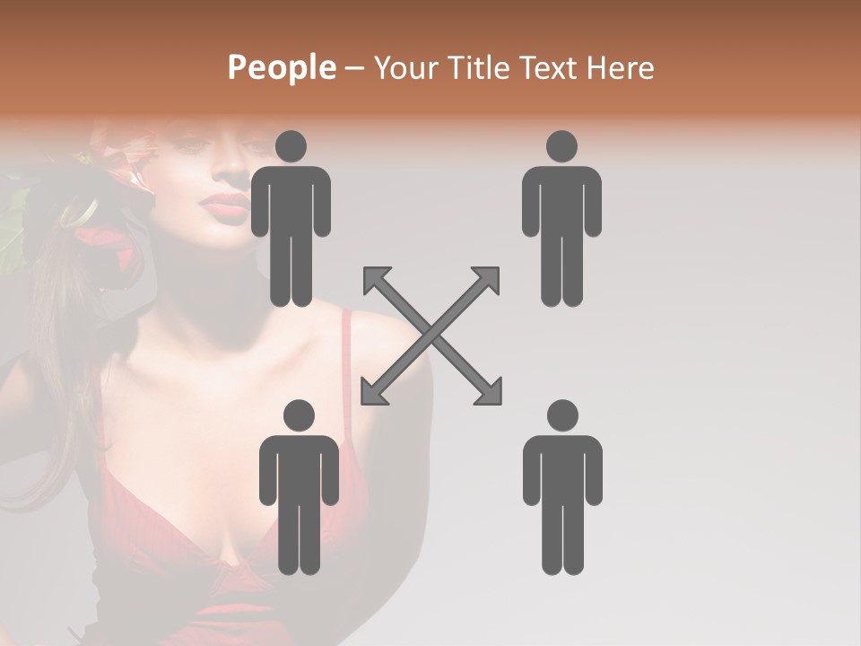 Pretty Passion Head PowerPoint Template