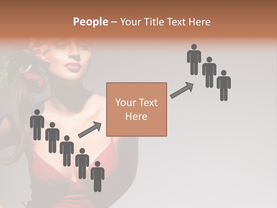 Pretty Passion Head PowerPoint Template