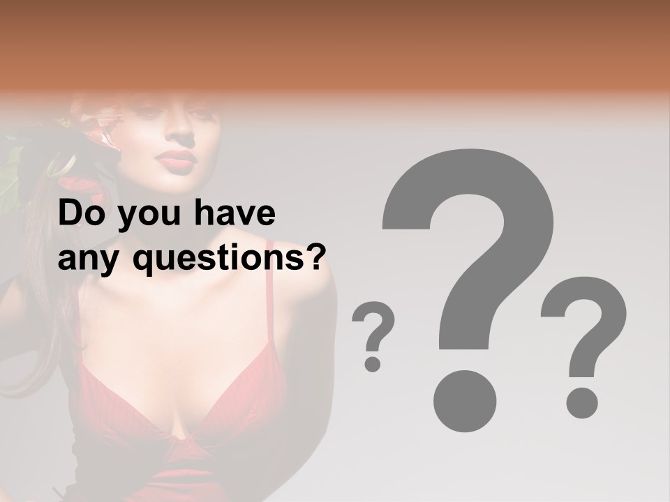 Pretty Passion Head PowerPoint Template