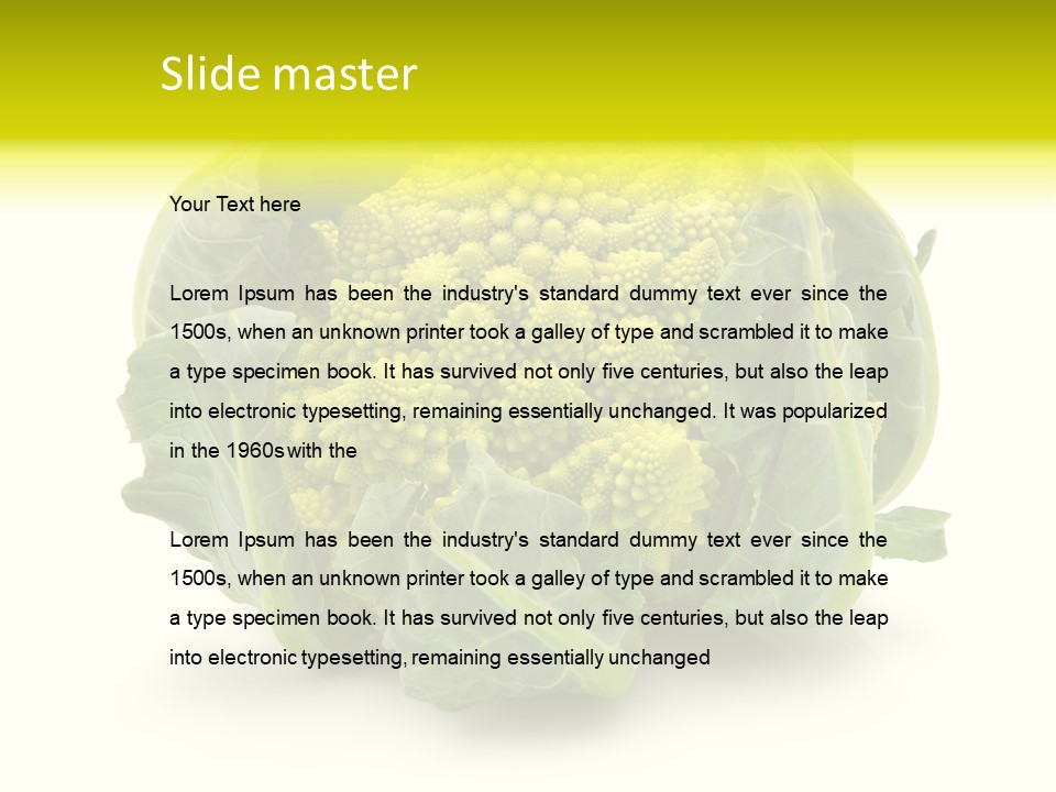 Nature Healthy Macro PowerPoint Template