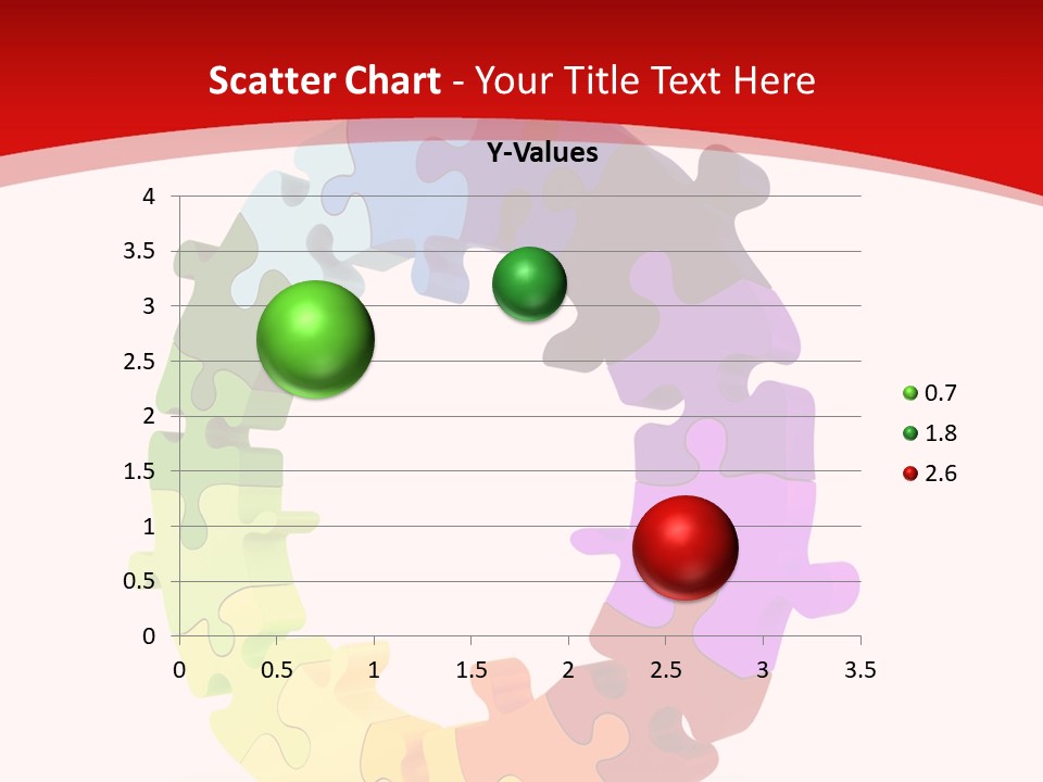Puzzle Background Isolated PowerPoint Template