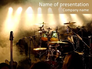Festival Audience Stage PowerPoint Template