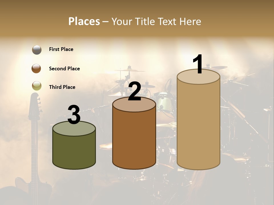 Festival Audience Stage PowerPoint Template