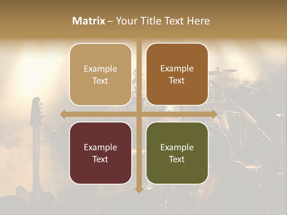 Festival Audience Stage PowerPoint Template