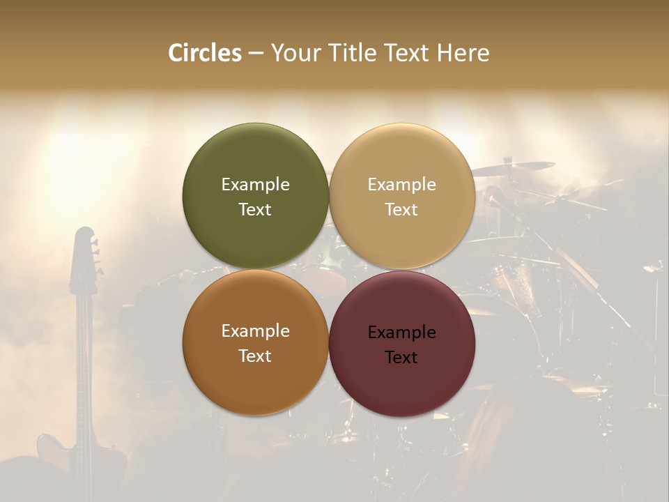 Festival Audience Stage PowerPoint Template