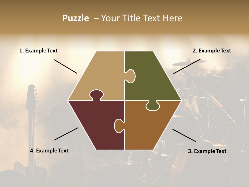 Festival Audience Stage PowerPoint Template