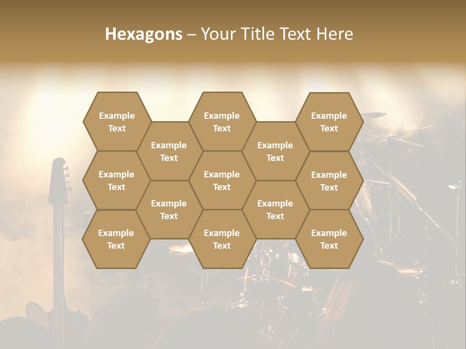 Festival Audience Stage PowerPoint Template