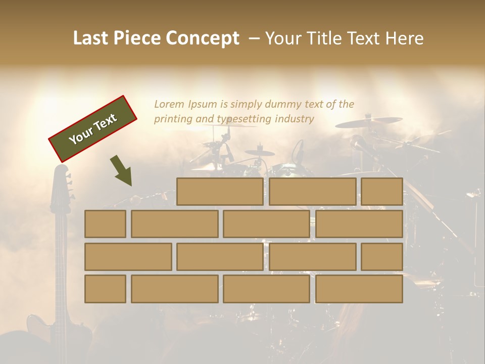 Festival Audience Stage PowerPoint Template