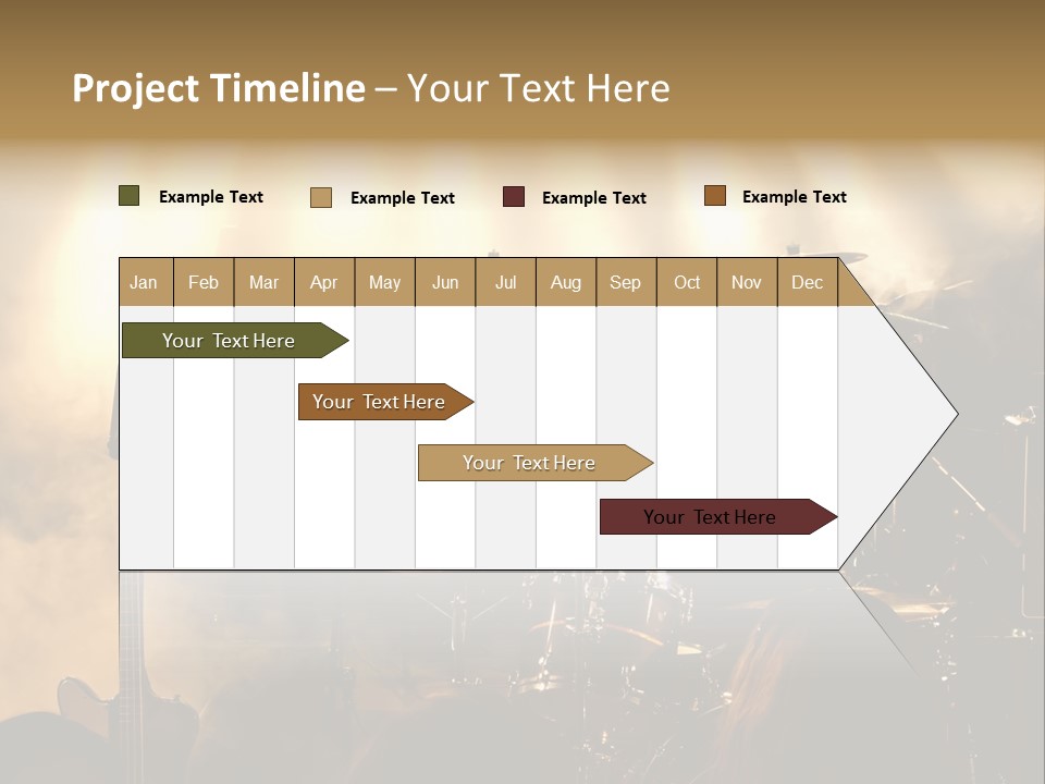 Festival Audience Stage PowerPoint Template